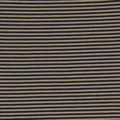 WOMEN'S SHORT SLEEVE SEMI CROP T-SHIRT STRIPE