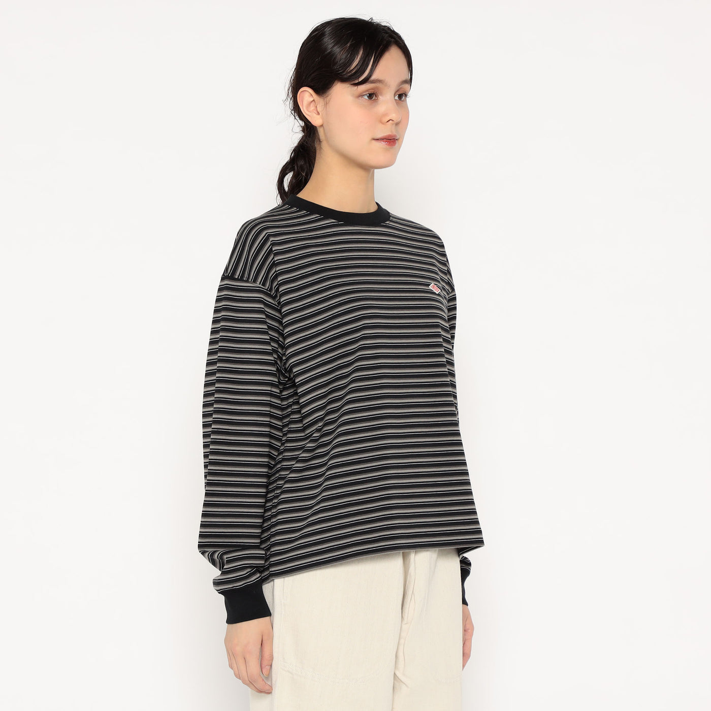 WOMEN'S LONG SLEEVE T-SHIRT STRIPE