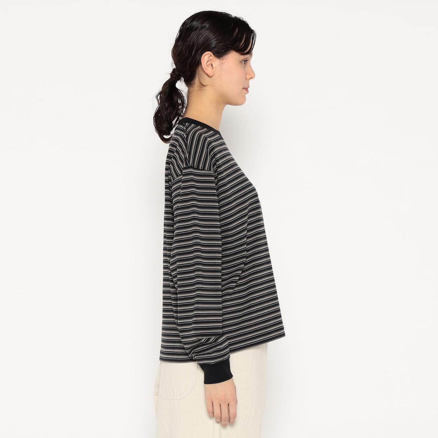 WOMEN'S LONG SLEEVE T-SHIRT STRIPE