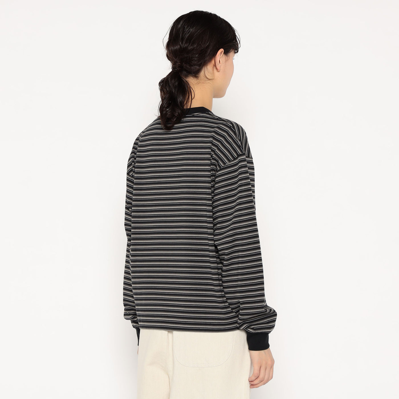 WOMEN'S LONG SLEEVE T-SHIRT STRIPE