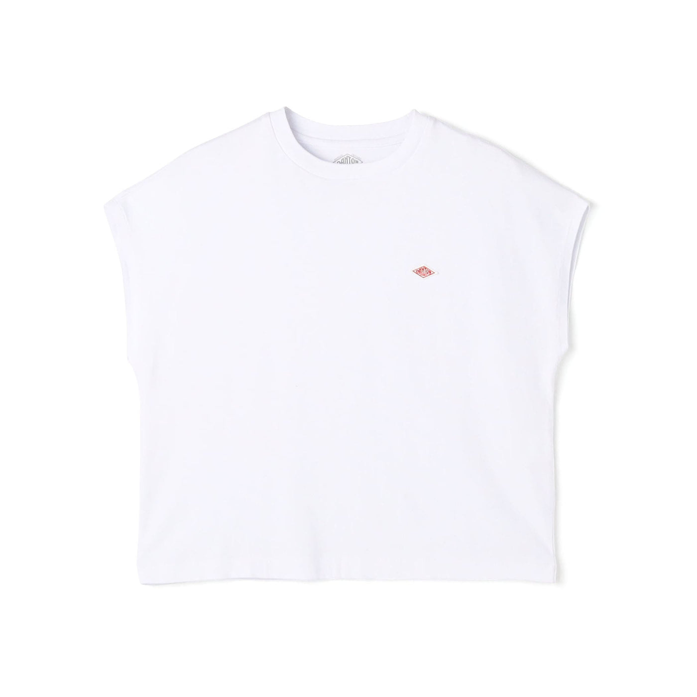 WOMEN'S COTTON JERSEY DOLMAN SHORT T-SHIRT PLAIN