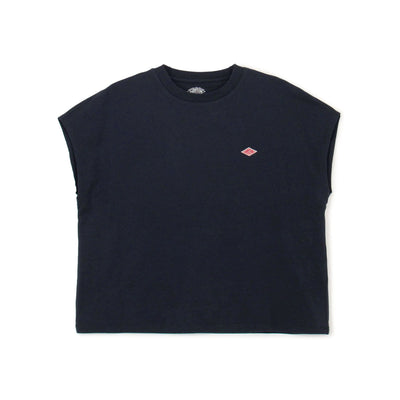 WOMEN'S COTTON JERSEY DOLMAN SHORT T-SHIRT PLAIN
