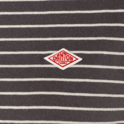 WOMEN'S COTTON JERSEY DOLMAN SHORT T-SHIRT STRIPE