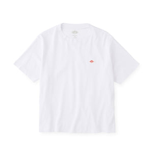 WOMEN'S COTTON JERSEY SHORT T-SHIRT PLAIN