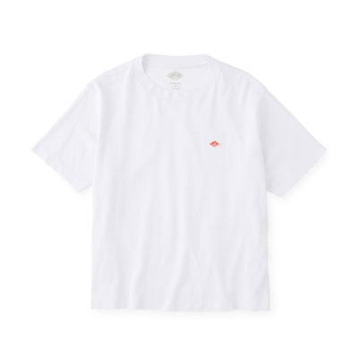 WOMEN'S COTTON JERSEY SHORT T-SHIRT PLAIN