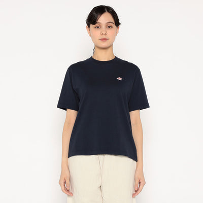 WOMEN'S COTTON JERSEY SHORT T-SHIRT PLAIN