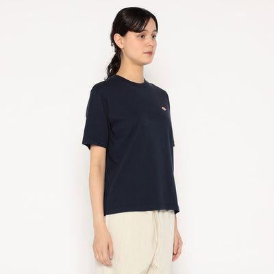 WOMEN'S COTTON JERSEY SHORT T-SHIRT PLAIN
