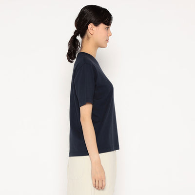 WOMEN'S COTTON JERSEY SHORT T-SHIRT PLAIN