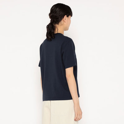 WOMEN'S COTTON JERSEY SHORT T-SHIRT PLAIN