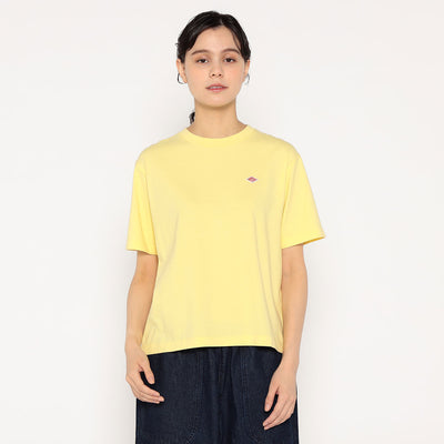 WOMEN'S COTTON JERSEY SHORT T-SHIRT PLAIN
