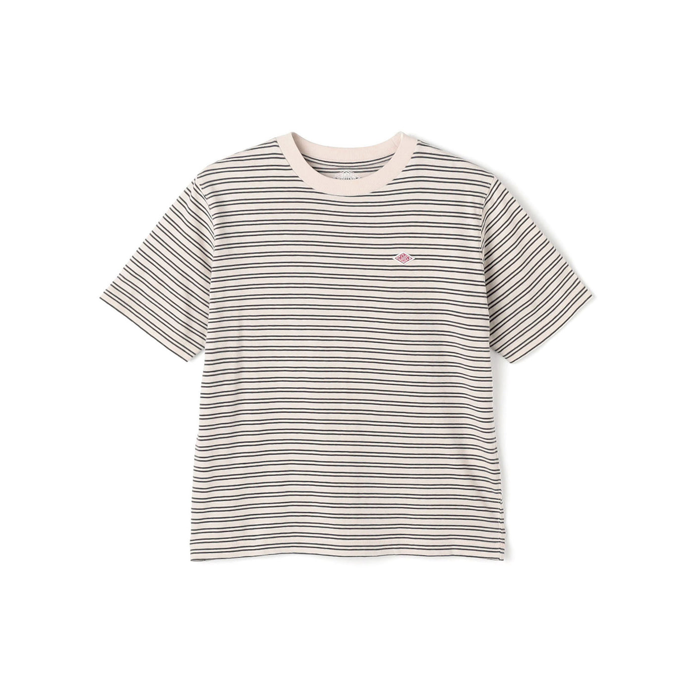 WOMEN'S COTTON JERSEY SHORT T-SHIRT STRIPE