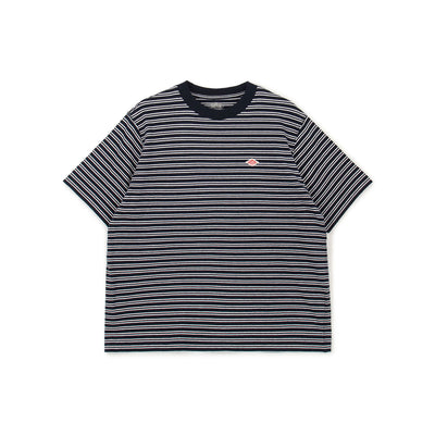 WOMEN'S COTTON JERSEY SHORT T-SHIRT STRIPE