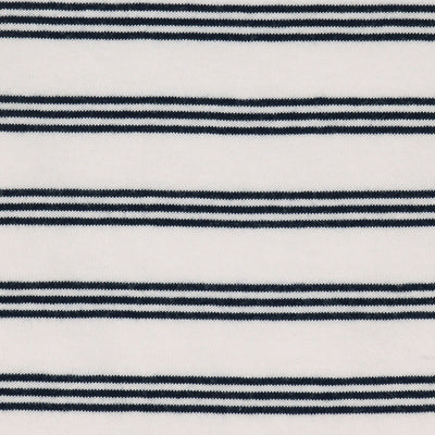 WOMEN'S COTTON JERSEY SHORT T-SHIRT STRIPE