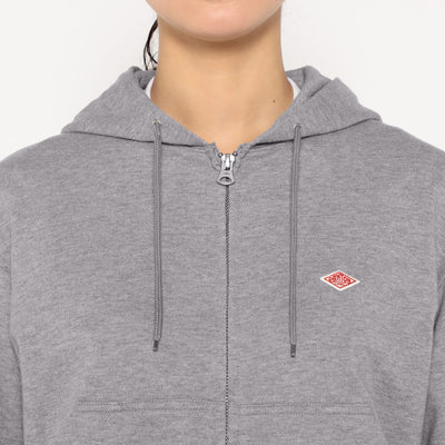 WOMEN'S COTTON TERRY ZIP HOODIE