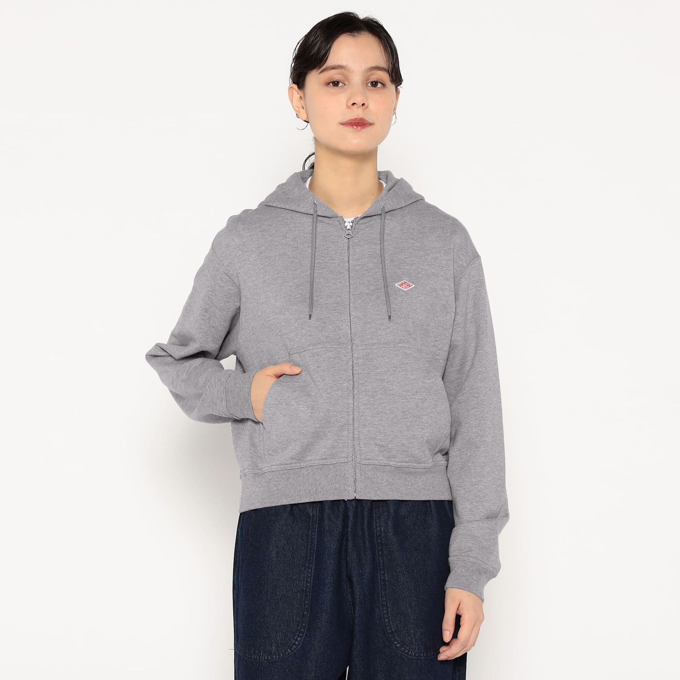 WOMEN'S COTTON TERRY ZIP HOODIE