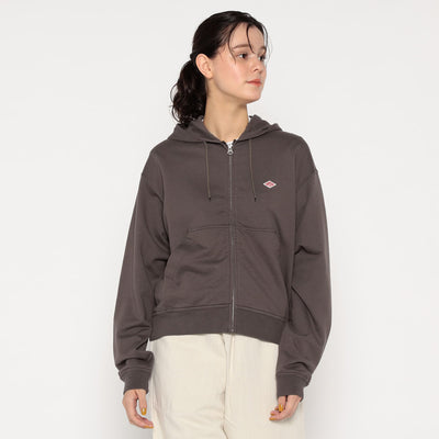 WOMEN'S COTTON TERRY ZIP HOODIE