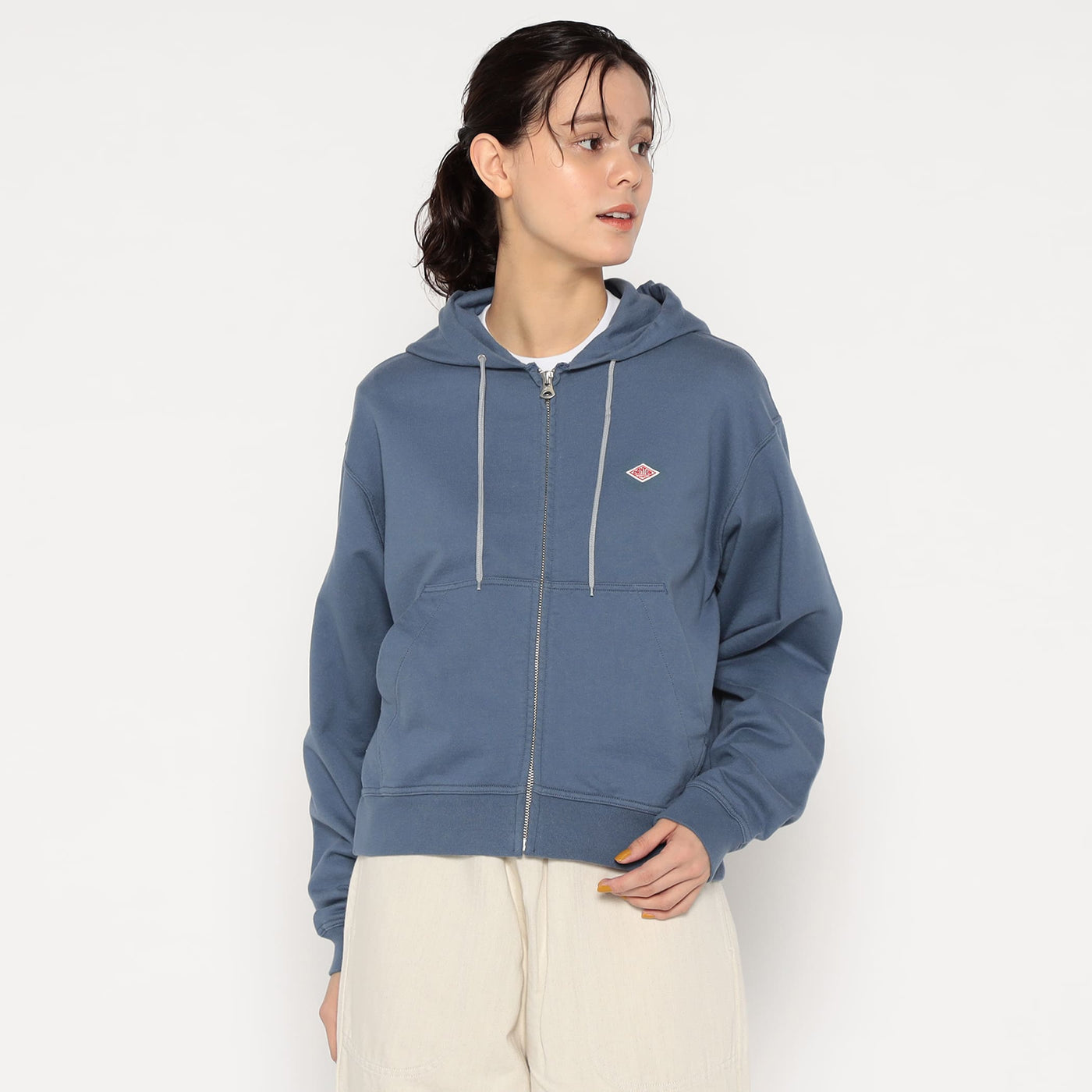 WOMEN'S COTTON TERRY ZIP HOODIE