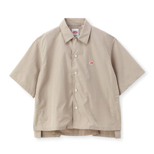 WOMEN'S COTTON POPLIN HALF SLEEVE SHIRT