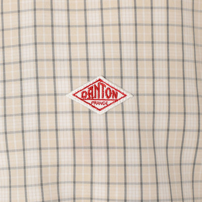 WOMEN'S COTTON POPLIN HALF SLEEVE SHIRT PLAID