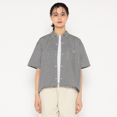 WOMEN'S OXFORD SHORT SLEEVE B.D SHIRT
