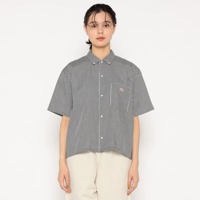 WOMEN'S OXFORD SHORT SLEEVE B.D SHIRT