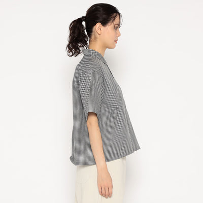 WOMEN'S OXFORD SHORT SLEEVE B.D SHIRT