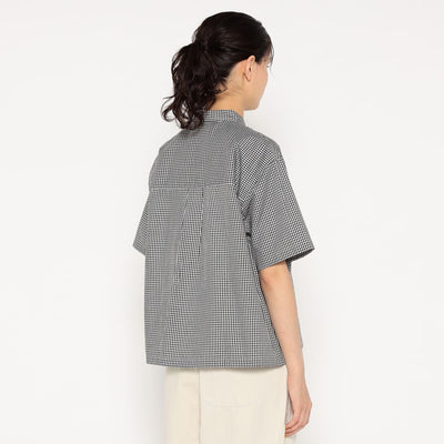 WOMEN'S OXFORD SHORT SLEEVE B.D SHIRT