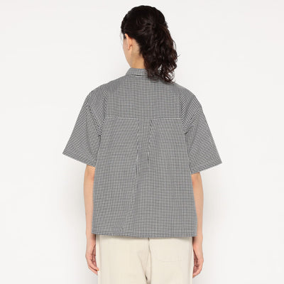 WOMEN'S OXFORD SHORT SLEEVE B.D SHIRT