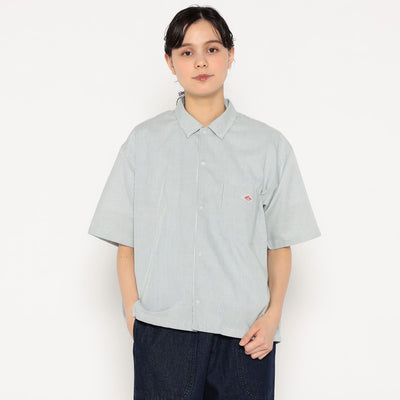 WOMEN'S OXFORD SHORT SLEEVE B.D SHIRT