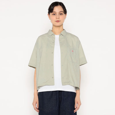 WOMEN'S TYPEWRITER SHORT SLEEVE B.D SHIRT