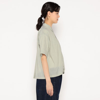 WOMEN'S TYPEWRITER SHORT SLEEVE B.D SHIRT