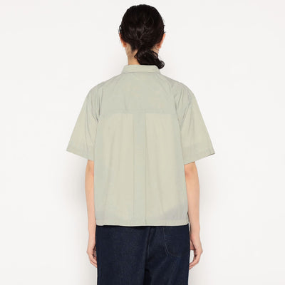 WOMEN'S TYPEWRITER SHORT SLEEVE B.D SHIRT