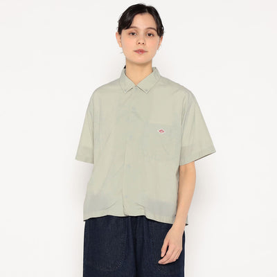 WOMEN'S TYPEWRITER SHORT SLEEVE B.D SHIRT