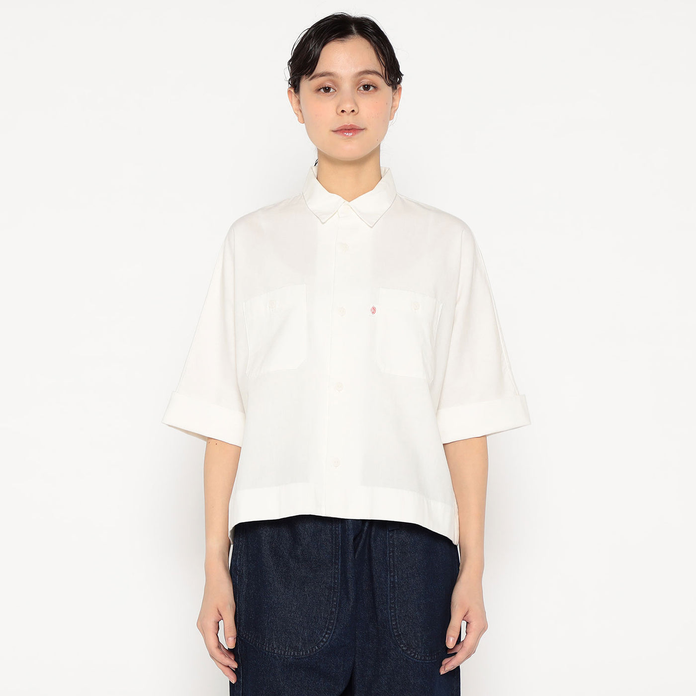 WOMEN'S COTTON CHAMBRAY WORK SHIRT