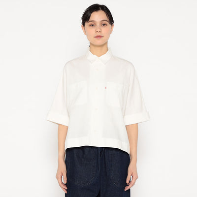WOMEN'S COTTON CHAMBRAY WORK SHIRT