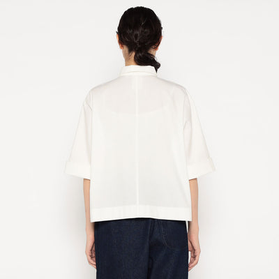 WOMEN'S COTTON CHAMBRAY WORK SHIRT