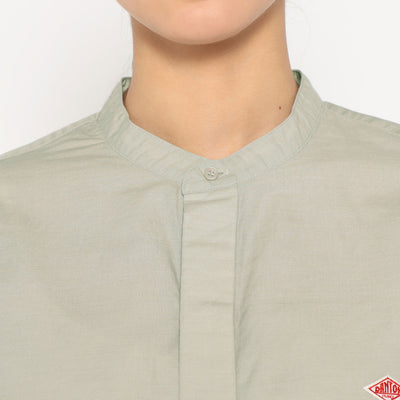 WOMEN'S COTTON LINEN SLUB SLEEVELESS SHIRT