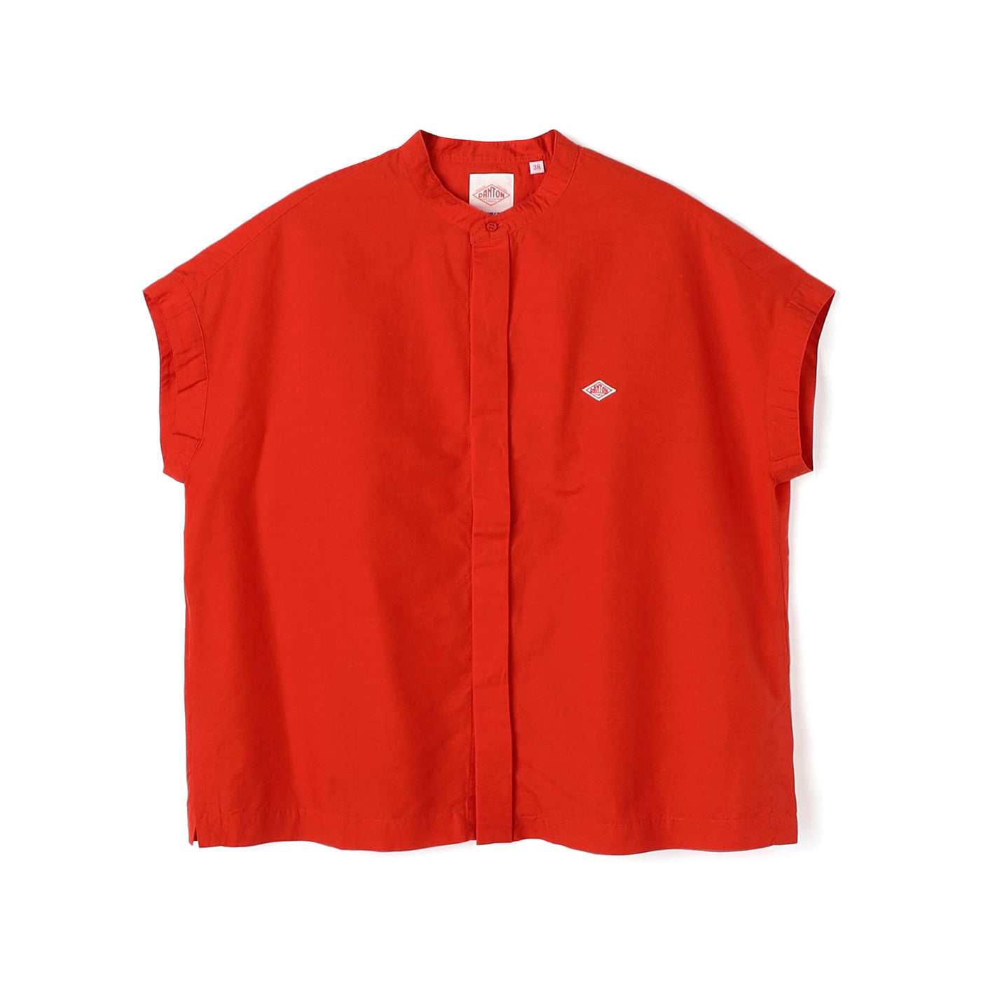 WOMEN'S COTTON LINEN SLUB SLEEVELESS SHIRT