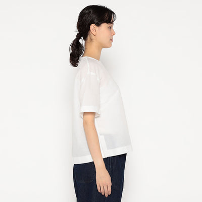 WOMEN'S COTTON LINEN SLUB PULLOVER SHIRT