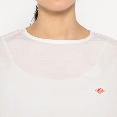 WOMEN'S COTTON LINEN SLUB PULLOVER SHIRT