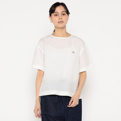 WOMEN'S COTTON LINEN SLUB PULLOVER SHIRT