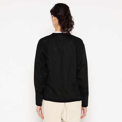 WOMEN'S LINEN POLYESTER CLOTH SHIRT CARDIGAN