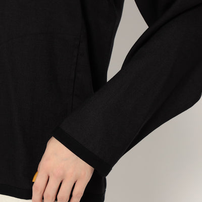 WOMEN'S LINEN POLYESTER CLOTH SHIRT CARDIGAN