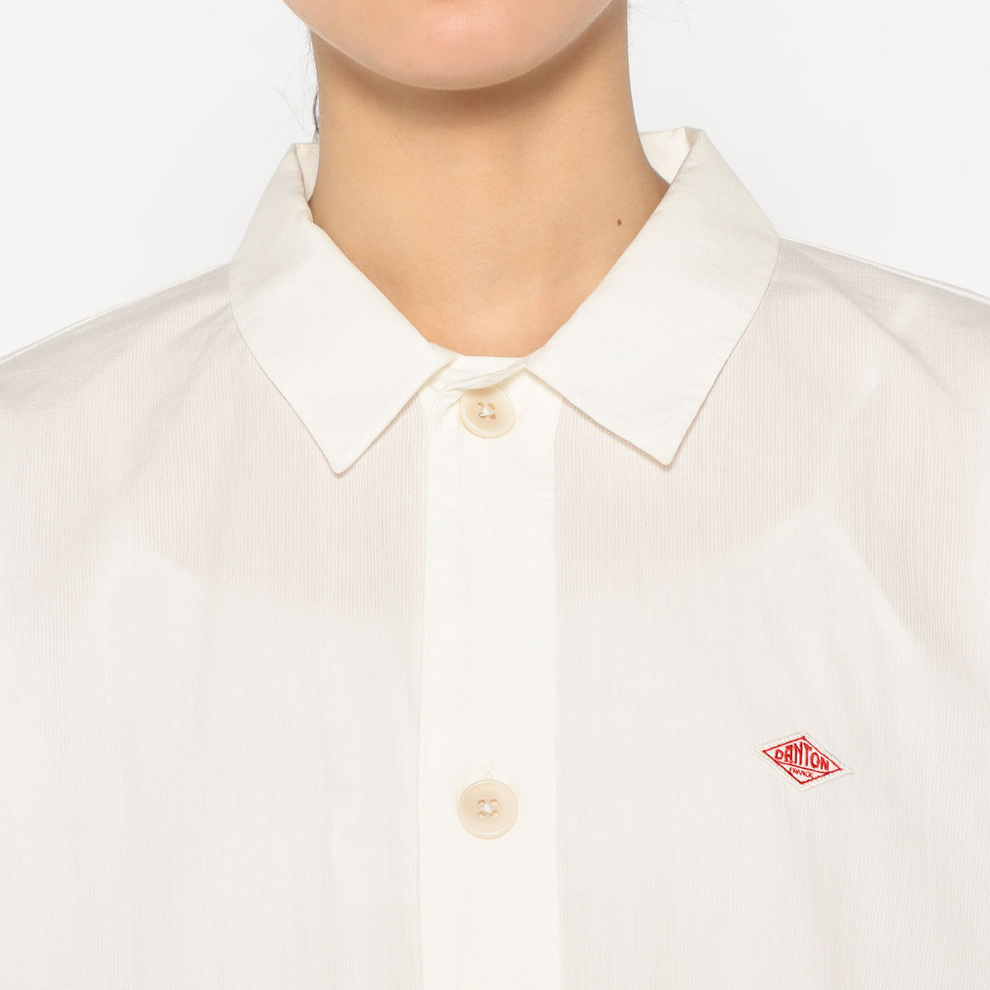 WOMEN'S COTTON VOILE SHORT SLEEVE SHIRT