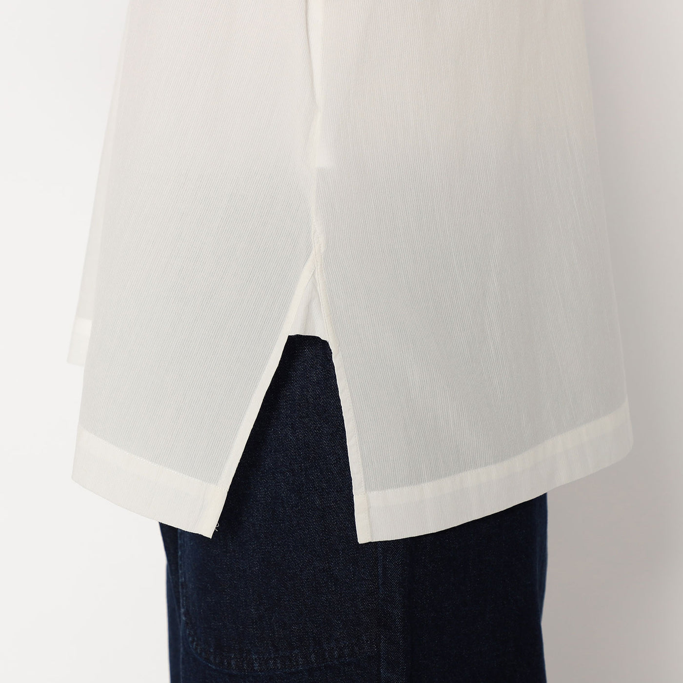 WOMEN'S COTTON VOILE SHORT SLEEVE SHIRT