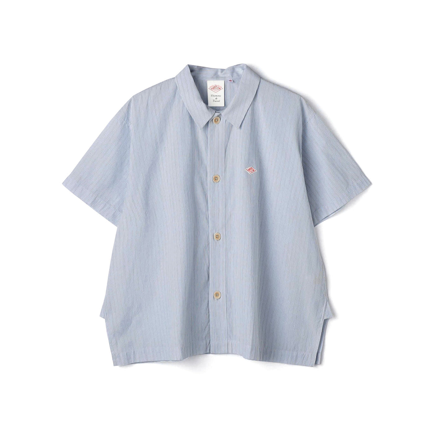 WOMEN'S COTTON VOILE SHORT SLEEVE SHIRT