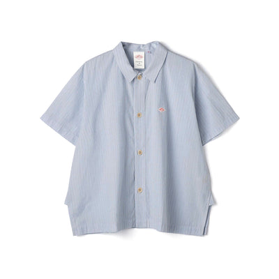 WOMEN'S COTTON VOILE SHORT SLEEVE SHIRT