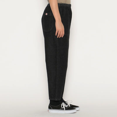 WOMEN'S BLACK DENIM EASY PANTS