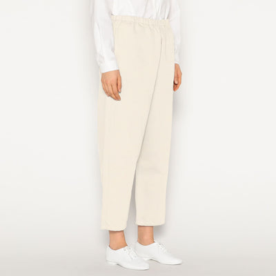 WOMEN'S COTTON LINEN TWILL EASY PANTS