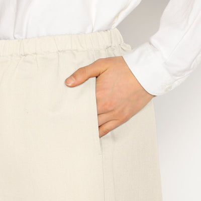 WOMEN'S COTTON LINEN TWILL EASY PANTS